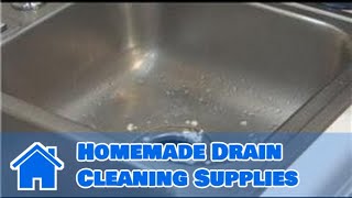 Housecleaning Tips  Homemade Drain Cleaning Supplies [upl. by Ashbaugh]