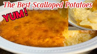 Creamy Scalloped Potatoes Recipe  Au Gratin Potatoes [upl. by Atiseret]