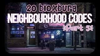 20 FREE Bloxburg Roleplay Neighborhood Codes [upl. by Adalard910]