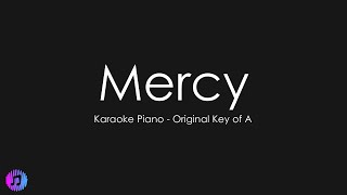 Mercy  Elevation Worship amp Maverick City  Piano Karaoke Original Key of A [upl. by Nosyerg]