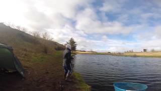 Bait fishing for trout at Markle fisheries [upl. by Rooker]