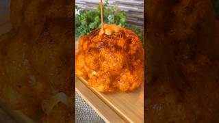 Coliflor rostizada 🤤👌🏻 recetas recetasfaciles coliflor coliflower recipe cauliflower food [upl. by Guidotti]