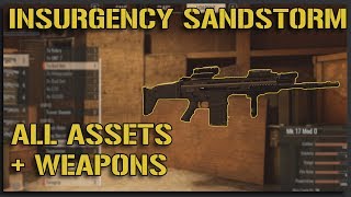 ALL Insurgency Sandstorm SECURITY ASSETS  WEAPONS  Insurgency Sandstorm Gameplay Beta One [upl. by Leddy]