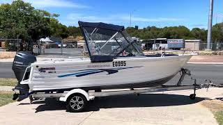 Quintrex 530 Freedom Sport bow rider 2012 [upl. by Anyk]