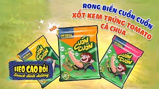 HẤP DẪN VỚI HƯƠNG VỊ MỚI TRONG SNACK DINH DƯỠNG HEO CAO BỒI CUỐN CUỐN [upl. by Bunni579]