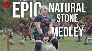 3 x Scotland’s Strongest Woman Natural stone lifting [upl. by Celestina697]