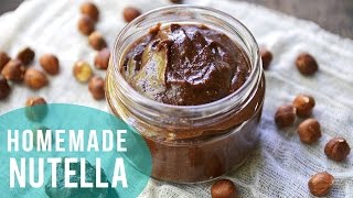 How to Make Nutella  3 INGREDIENTS ONLY [upl. by Landmeier]