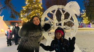 frostregina FROST REGINA February 2023 icesculpture familyvlog familia frost skateboarding [upl. by Amado]