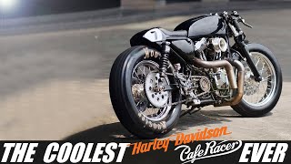 Cafe Racer Harley Davidson Sportster built by kevan Cahyadi  Solace Motorcycle [upl. by Sommers]