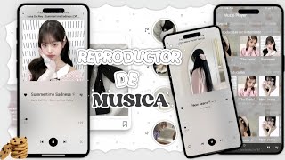 ☆  🎀✨ REPRODUCTOR DE MUSICA AESTHETIC PARA ANDROID  2024 BY itszamii [upl. by Enelear]