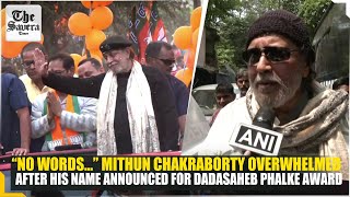 “No words…” Mithun Chakraborty overwhelmed after his name announced for Dadasaheb Phalke Award [upl. by Nikolai75]