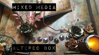 Steampunk Mixed Media BoxSOLD [upl. by Issim]