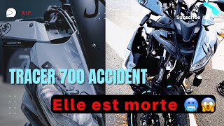 MA TRACER 700 EST MORTE   Accident  😱😭🥵 [upl. by Archaimbaud166]