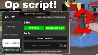 OP Mm2 script for roblox link in desc [upl. by Tsugua393]