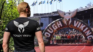 I Ran a LARGE Obstacle Course in Sweden  Tough Viking Stockholm Stadion 2024 [upl. by Elin]