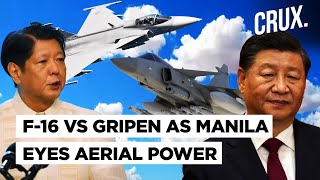 F16 Vs Gripen E Philippines Shops For Fighter Jets To Gain Air Advantage Amid Tensions With China [upl. by Mathilda80]