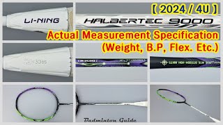 LiNing Halbertec 9000 4U Specifications【actual measurements】 [upl. by Yahsel]