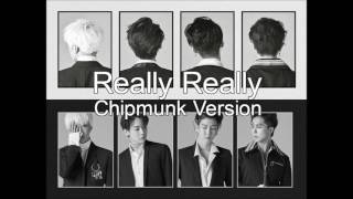 WINNER  REALLY REALLY Chipmunk Version [upl. by Comptom]