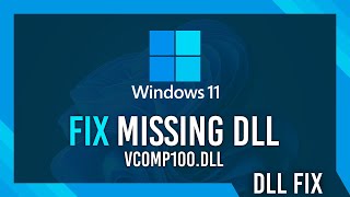 Fix vcomp100dll Missing Error  Windows 11 Simple Fix [upl. by Aliab]