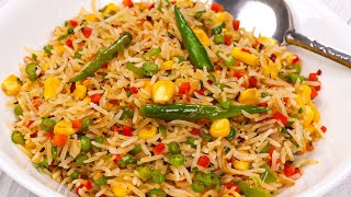 Quick Corn Fried Rice  होटल जैसा फ्राइड राइस कैसे बनाते है  Veg Fried Rice Recipe Kabitaskitchen [upl. by Bergren121]