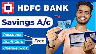 HDFC Bank Account Opening Online 2024  HDFC Zero Balance Account Opening Online  HDFC Bank [upl. by Eimmas]