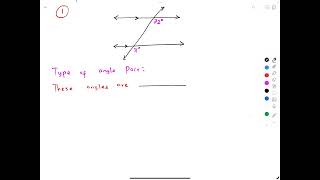 Parallel Lines amp Transversals  Corresponding Angles [upl. by Nnelg]