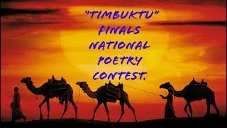 Dirty Joke “Timbuktu” Finals National Poetry Contest V [upl. by Aristotle]