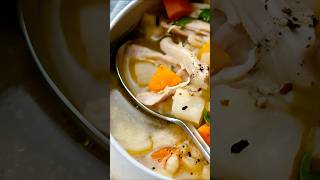 Soupe à l’orge et au poulet  shorts recette cuisine tutorial [upl. by Aratihc]