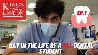 Day in the life of a KCL DENTAL student  EP1 1ST in WORLD [upl. by Vasilis]