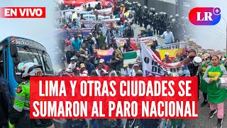 PARO NACIONAL del 23 de octubre con PROTESTA MASIVA en Lima y varias ciudades  EnVivoLR [upl. by Eladnwahs897]