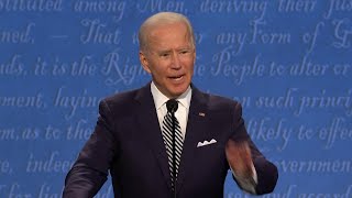 En plein débat Biden accuse Trump dêtre le quotcaniche de Poutinequot [upl. by Fredela]