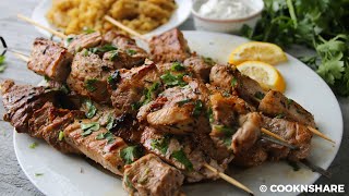 Pork Shish Kabobs – A Greek Recipe That Will Surprise You Souvlaki [upl. by Abelard]