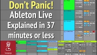 Dont Panic Ableton Live Explained in 37 minutes or less  Tutorial [upl. by Arten]