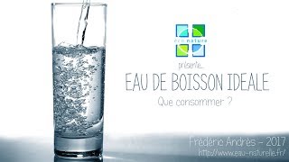 Eau de boisson idéale  Que consommer [upl. by Arlana]