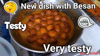 Jab kuch samajh na aye to bnaye y besan ki testy testy dish food cooking Ammijan Tasty [upl. by Alo]