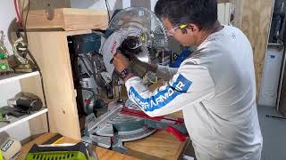 How to Install and Replace a Miter Saw Blade [upl. by Aysan]