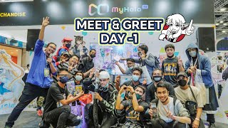 【Comic Fiesta 2022】Lunaris Urufi Meet amp Greet Day 1 ft Ururutachis Melted AmongUs amp Rawr [upl. by Anelehs]