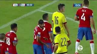 Chile Vs Colombia 1  1 Eliminatorias Rusia 2018 Nov 12 2015 Full HD 1080p Resumen Completo [upl. by Neelrad33]