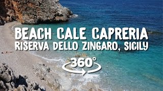 360° Cale Capreria Riserva dello Zingaro Sicily Italy [upl. by Asilrac]