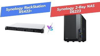 🆚 Synology NAS Comparison RS422 vs DS223 📊 [upl. by Essej]