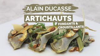 Recette dARTICHAUTS AU PARMESAN par ALAIN DUCASSE [upl. by Dryfoos]