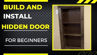 How To Build and Install a Hidden Door [upl. by Wordoow]