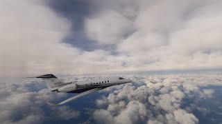 MSFS Stuttgart EDDS  Berlin Brandenburg EDDB full flight vatsim C700 Citation Longitude [upl. by Elsy]