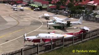 St Maarten Plane Spotting at St Barthelemy Gustaf III Airport Monday June 17 2013 [upl. by Terris]