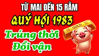 Tử Vi Tiên Tri Quý Hợi 1983 Trúng Thời Đổi Vận Giàu Sang Đột Phá Từ Nay Đến 15 Rằm Tháng 11 Âm [upl. by Shaddock]