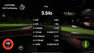 D1X Procharged mustang goes 97 with a new PR [upl. by Paola88]