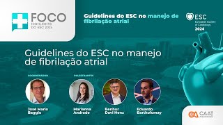 Debate Guidelines ESC 2024 no Manejo da Fibrilação Atrial [upl. by Lluj]