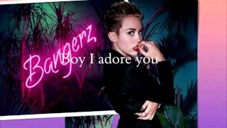 Miley Cyrus  Adore You Lyrics [upl. by Elon]