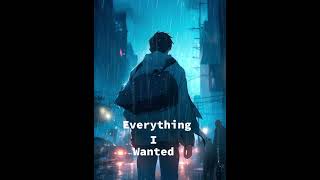 Billie Eilish  Everything I Wanted slowed version  Rain relaxing Sounds [upl. by Anola]