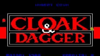 Cloak amp Dagger 1983 Atari Mame Retro Arcade Games [upl. by Annawak]